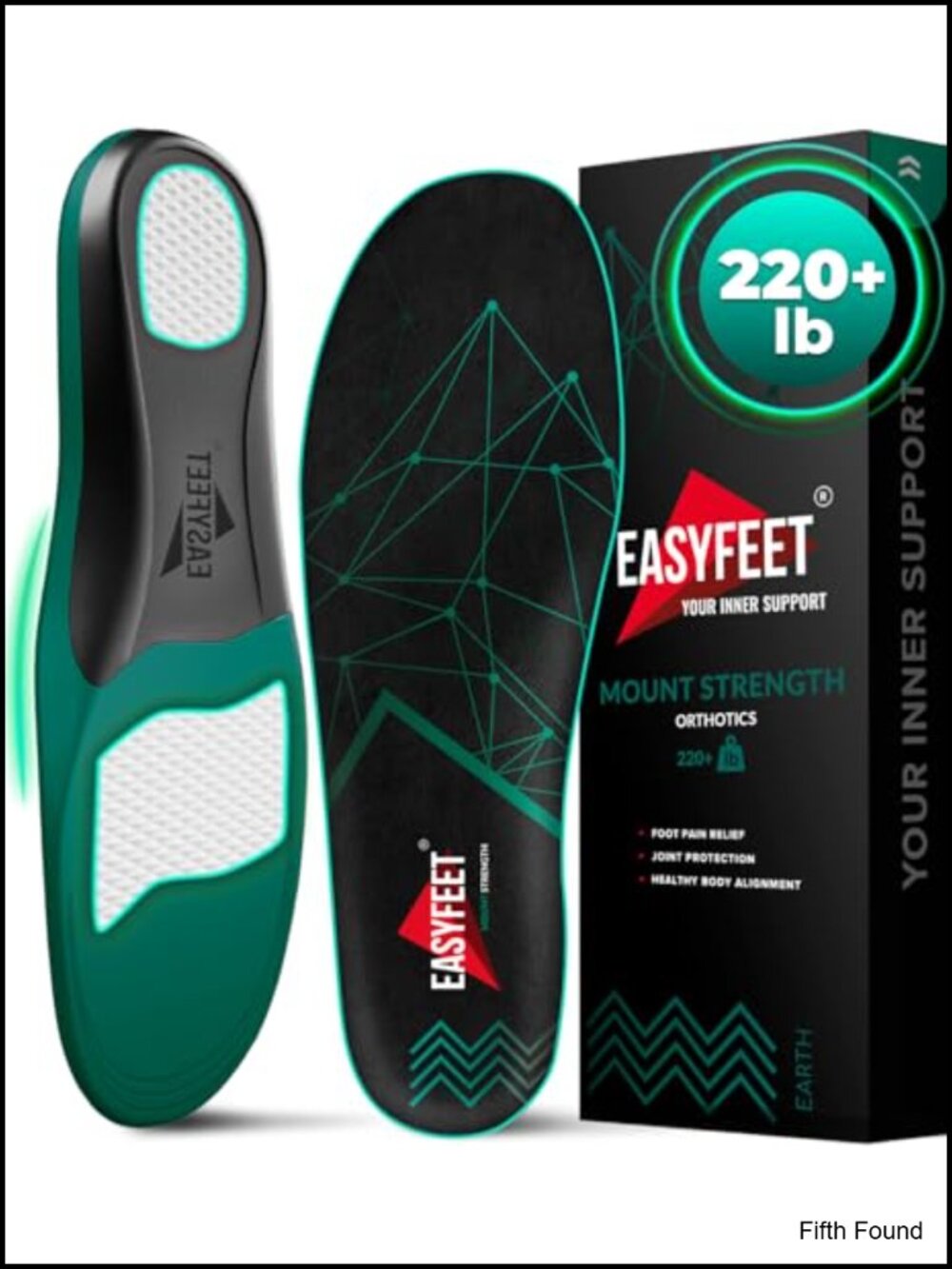 Heavy Duty Plantar Fasciitis Insoles High Arch Support Men Women 220+ lbs